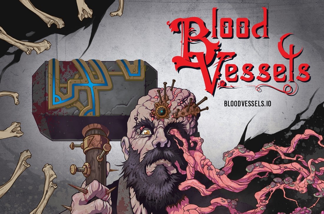una imagen de la obra de arte del juego Blood Vessels