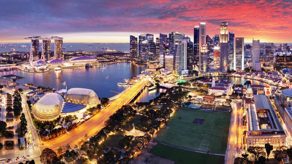 image of Singapore skyline NFT