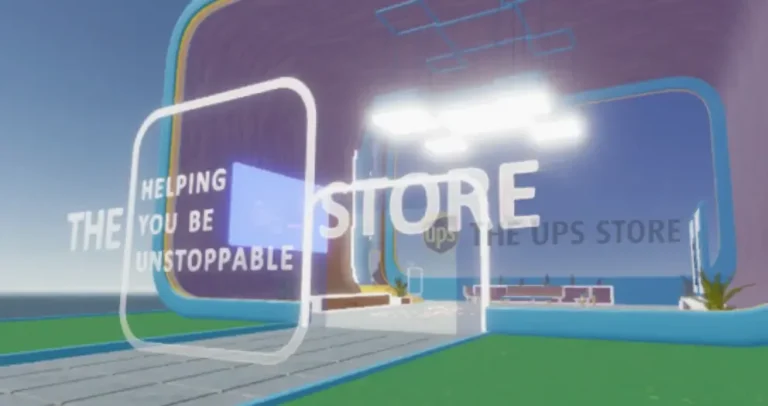 image of UPS metaverse store