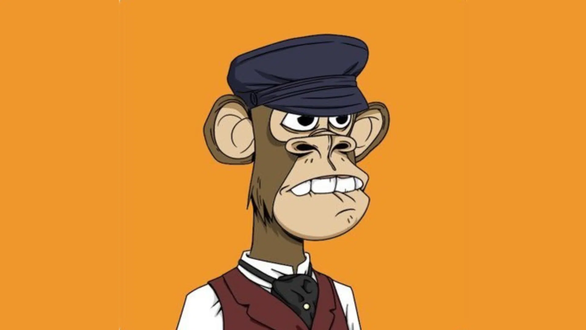 A picture of the Bored Ape Yacht Club NFT/character "Jenkins The Valet"