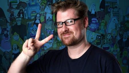 A picture of rick & morty creator Justin Roiland