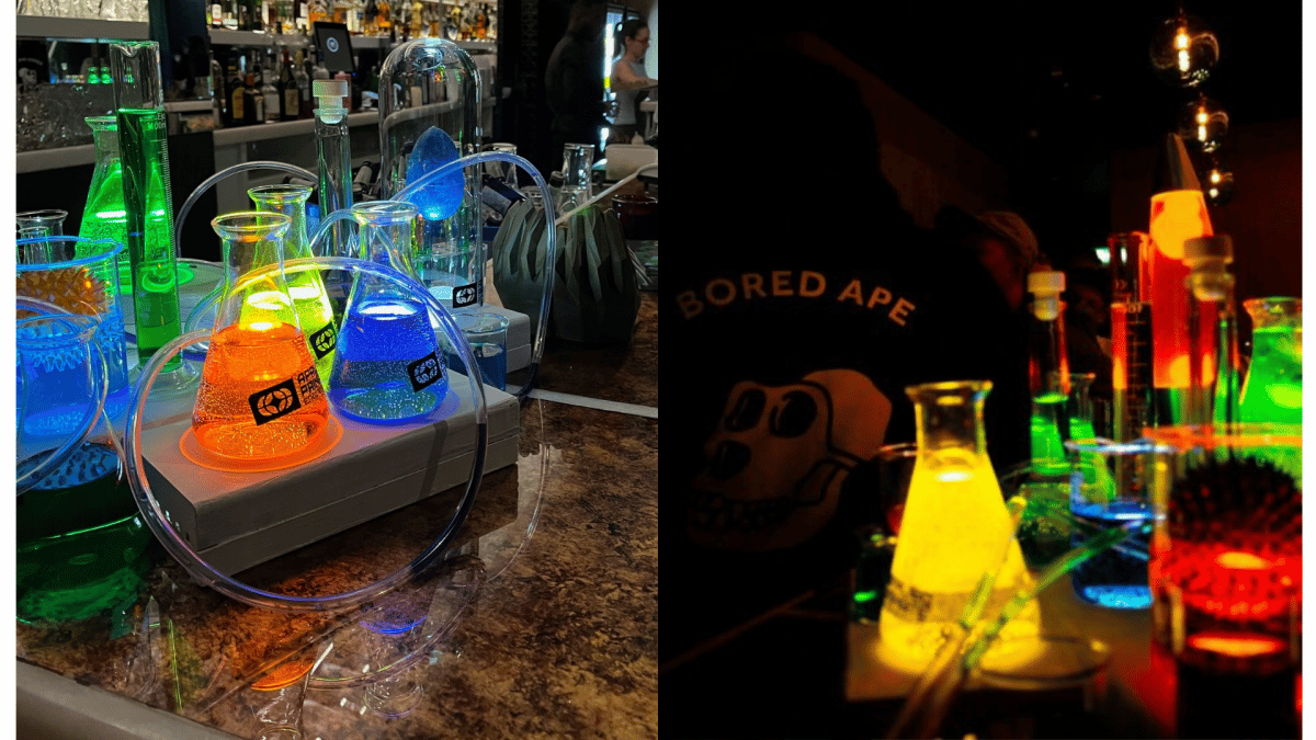 Bebidas en Arcade Apes Bar