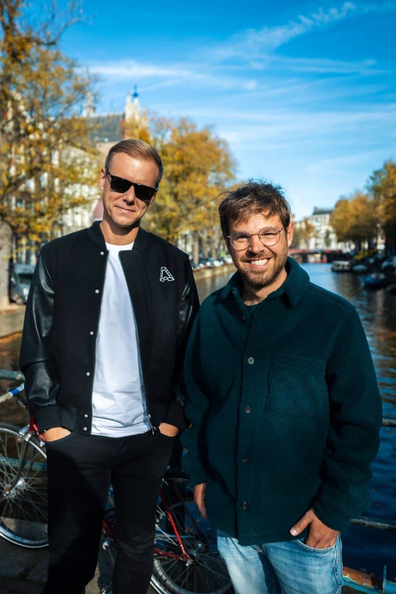 Armin van Buuren and Rik Oostenbroek together in Amsterdam