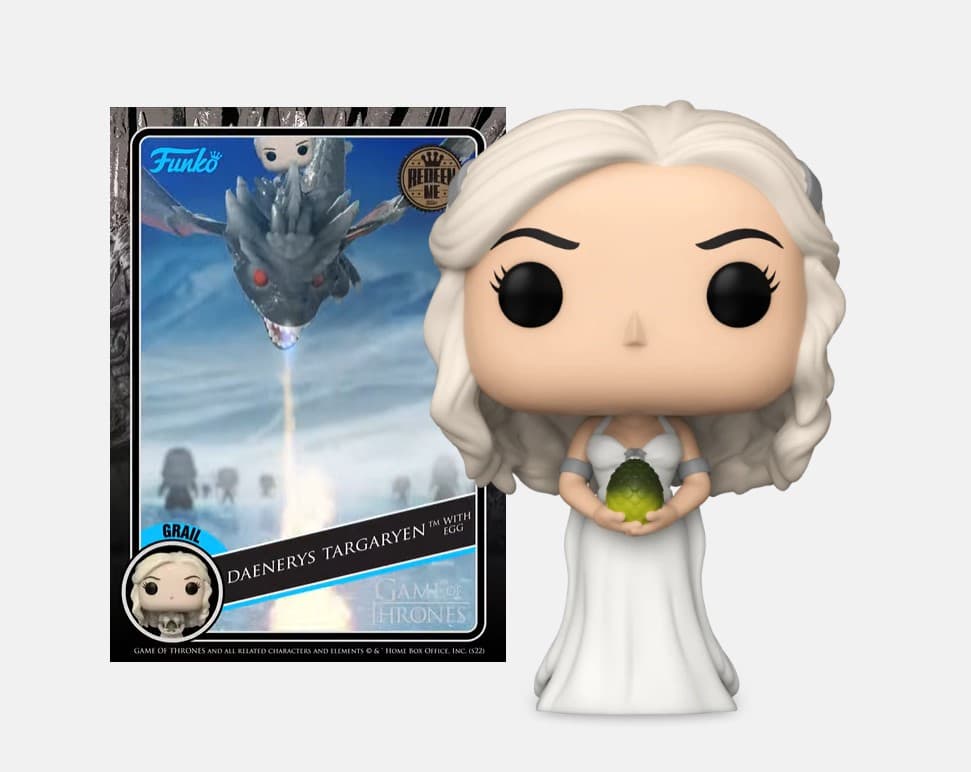 Daenerys Targaryen NFT from the Funko Pop collection.