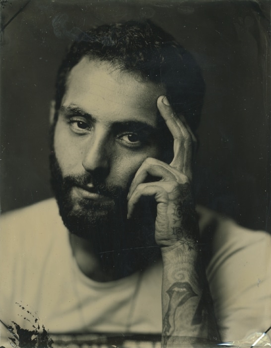 Portrait of Artist Justin Aversano