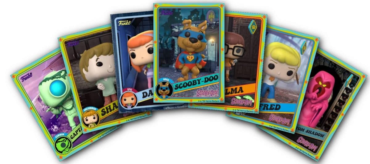 Scooby Doo x Funko NFT digital collectibles featuring Scooby Doo and Shaggy.