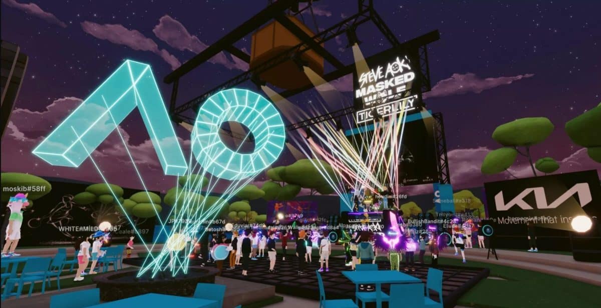 Vegas City District party in the metaverse