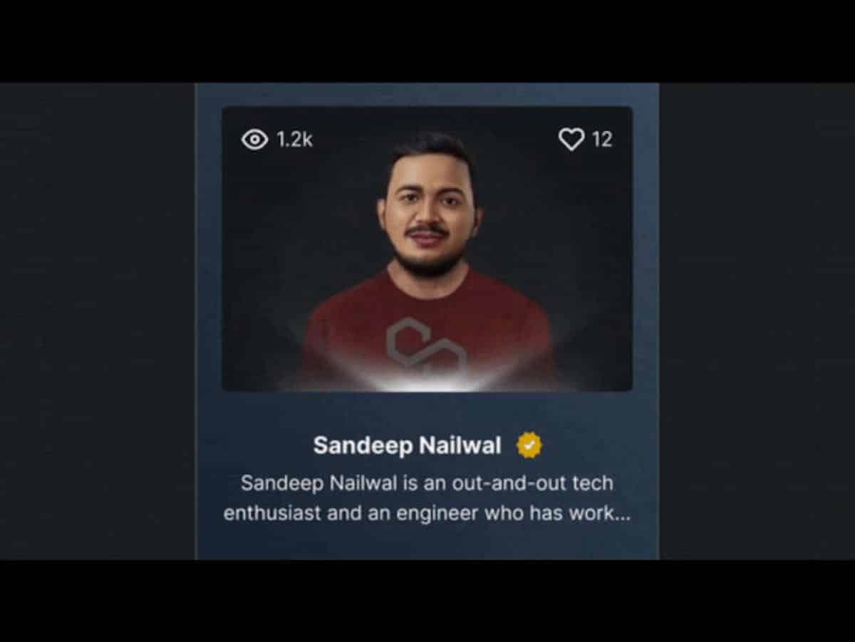 AI NFT of Sandeep Nailwal by CharacterGPT
