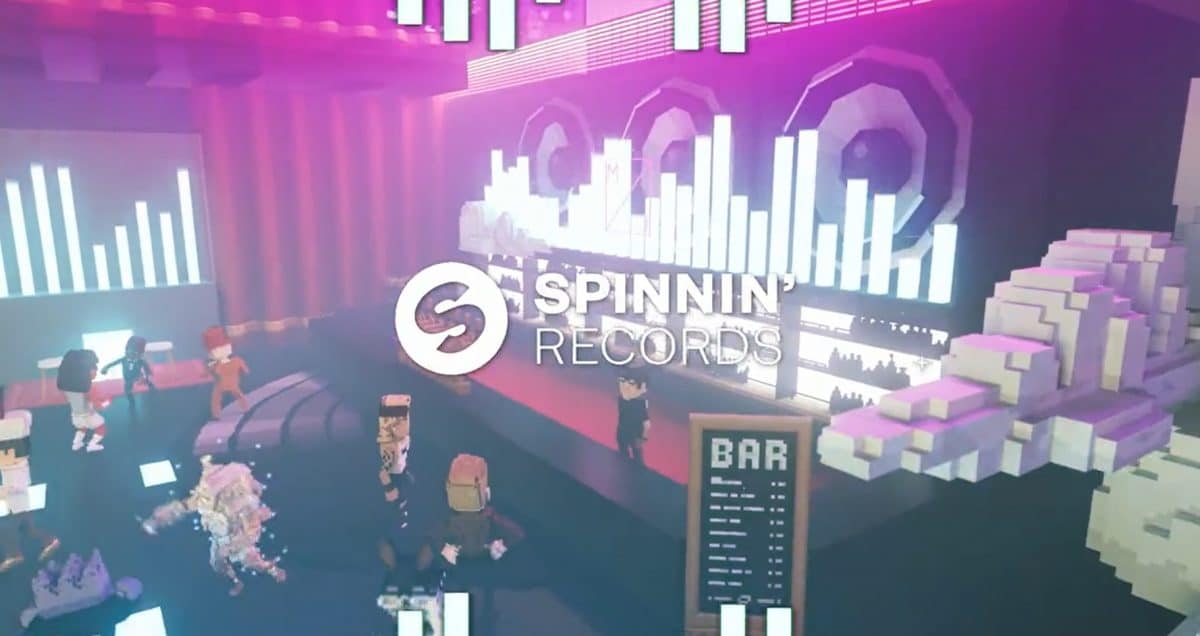 The Sandbox DJ contest brought to the metaverse by Spinnin' Records.