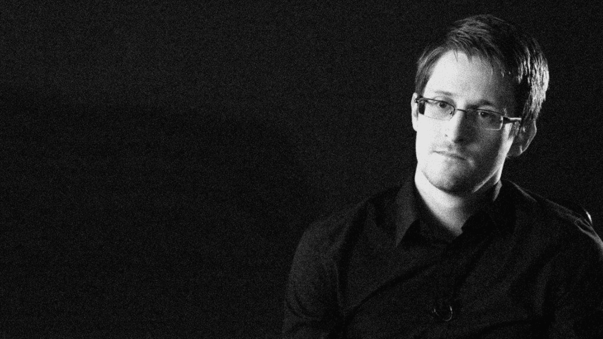 Picture of political activist Edward Snowden