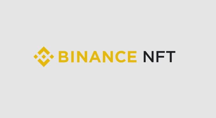A logo of Binance NFT