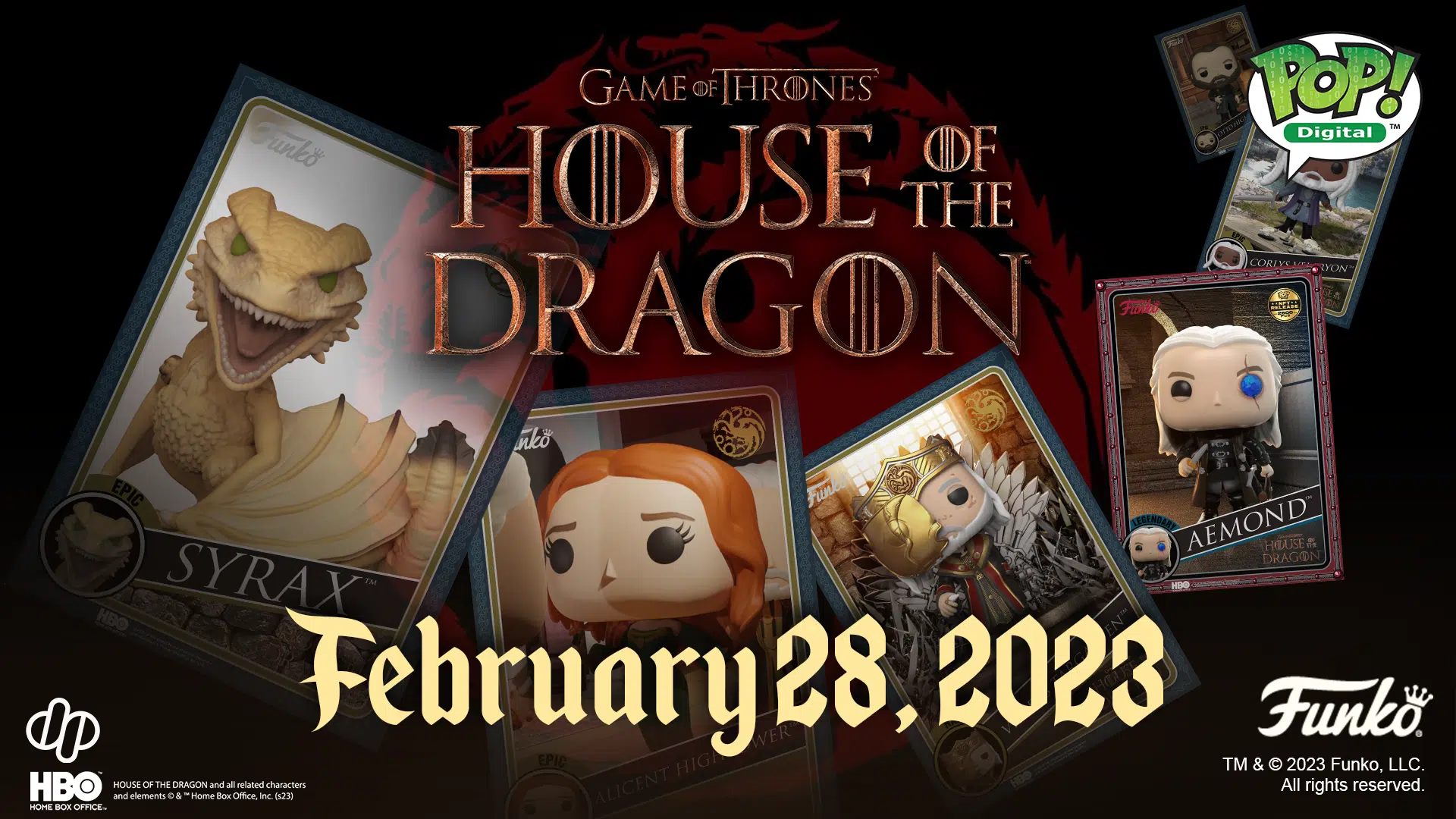 House of The Dragon - Rhaenyra Targaryen - POP! Digital action