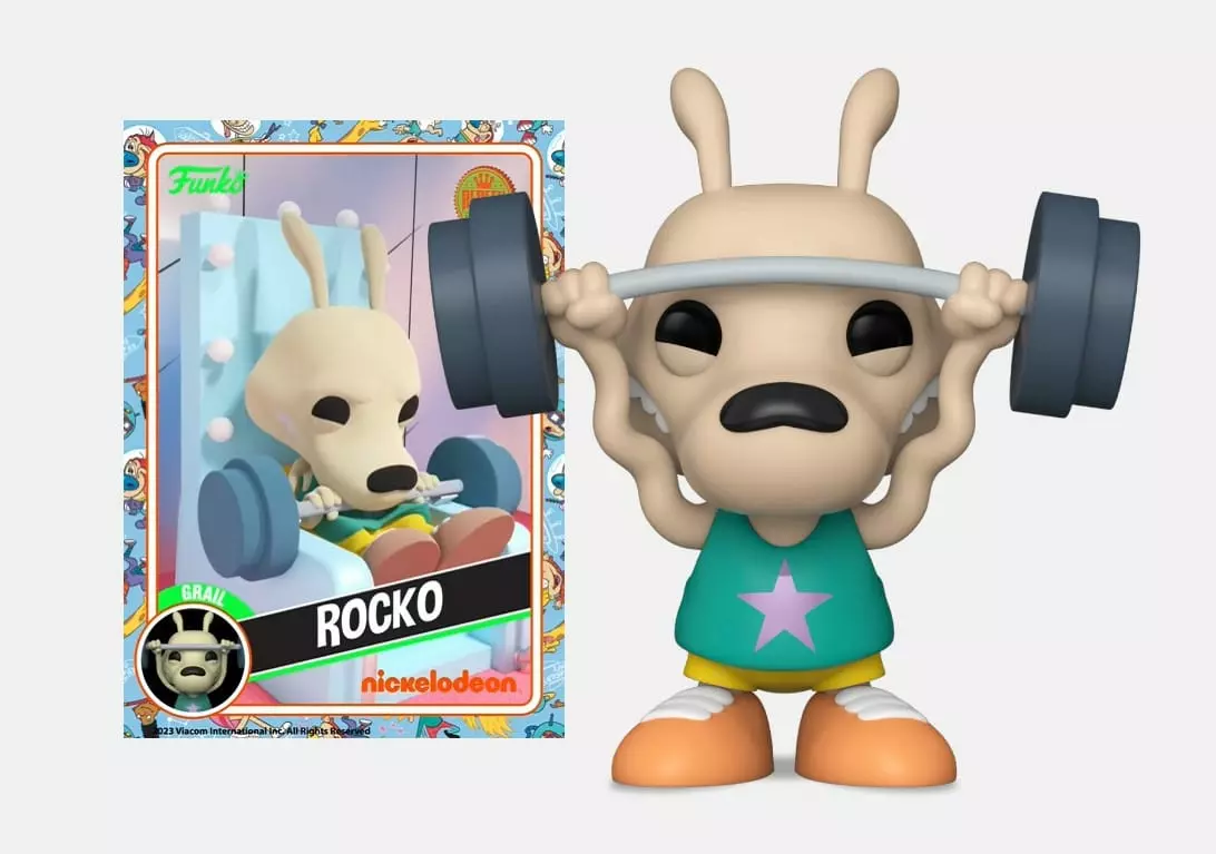 Digitalni zbirateljski predmeti Funko x Nickelodeon vsebujejo klasiko Nickelodeon, kot je Rocco.