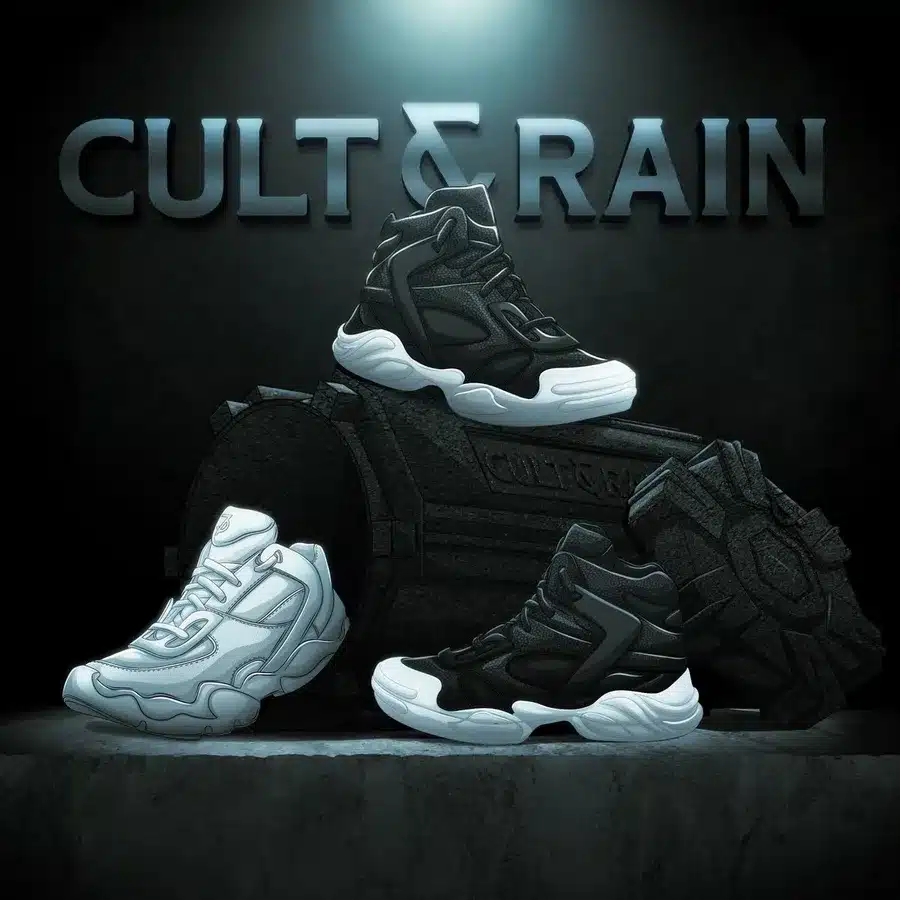Las zapatillas digitales de CULT&RAIN que estarán disponibles para los titulares de Degen Toonz