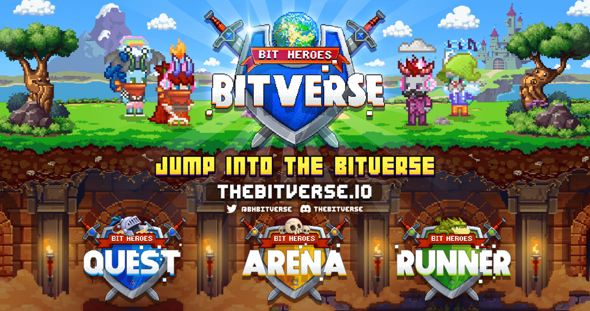 digital poster of the Bitverse Web3 game