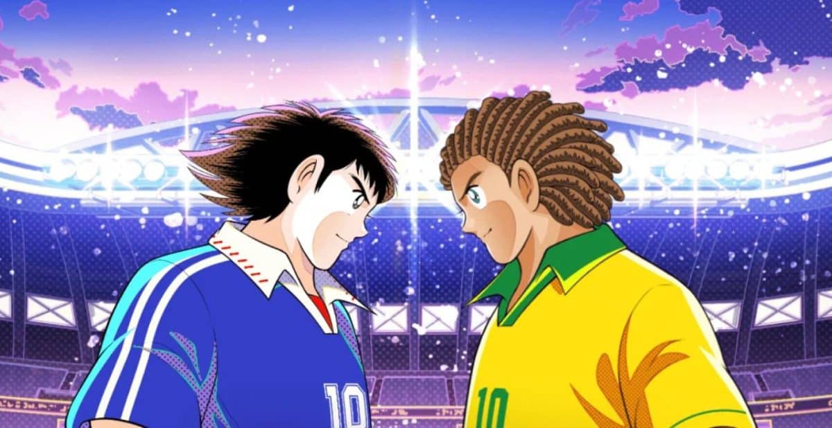image of two characters from the Captain Tsubasa anime series