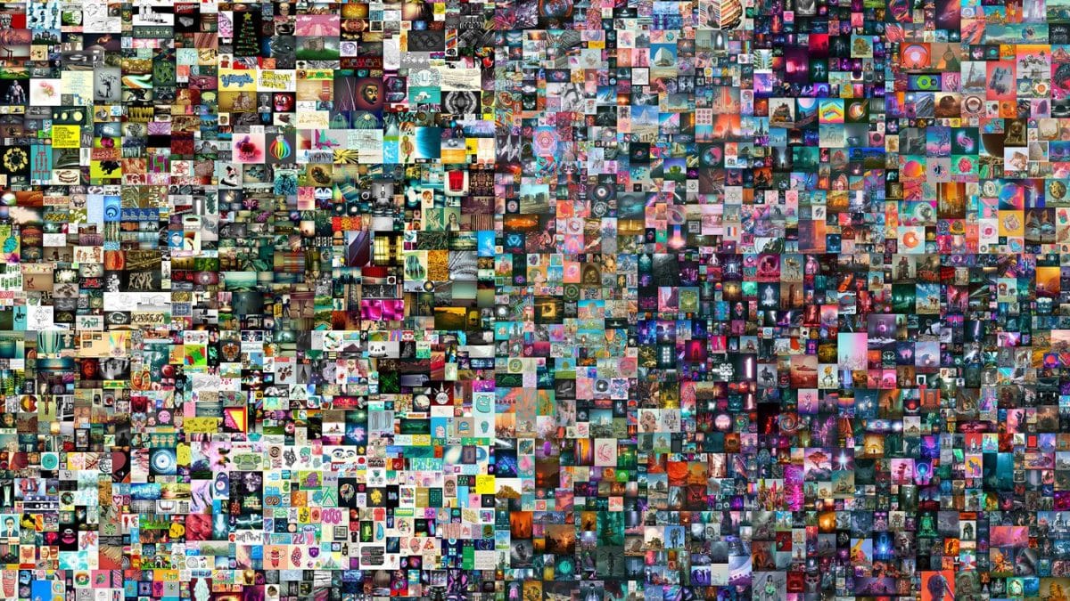 Five thousand photographs are brought together in an NFT collage.