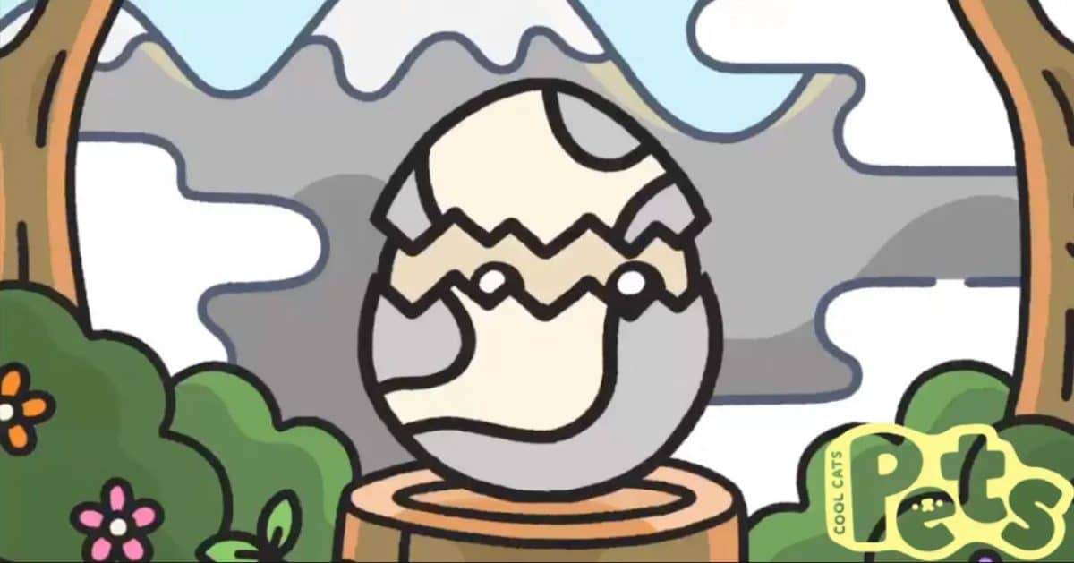 imagen de un huevo NFT de Cool Pets