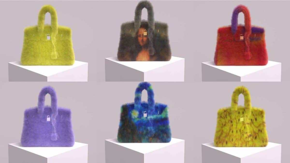 image of MetaBirkins digital bags