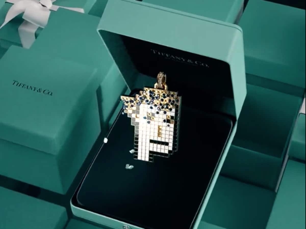 image of a luxury fashion brand Tiffany NFT CryptoPunks piece of jewelry