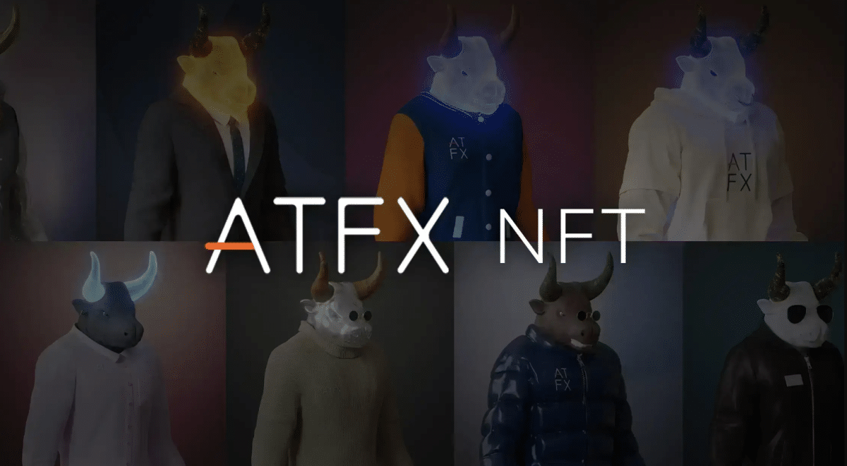 cartel digital de la colección ATFX NFT