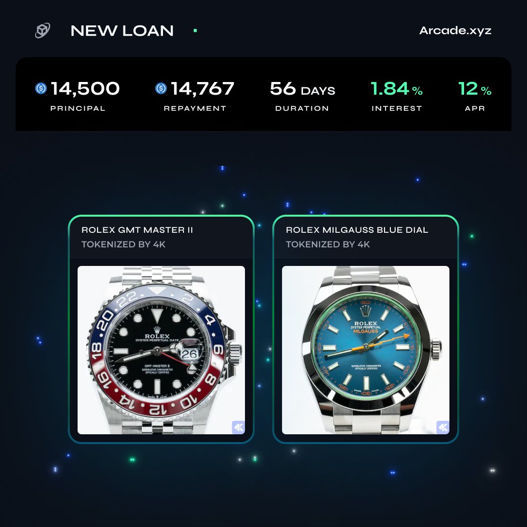 Luxury Meets DeFi: Arcade.xyz Introduces NFT Collateralized Watch Loans