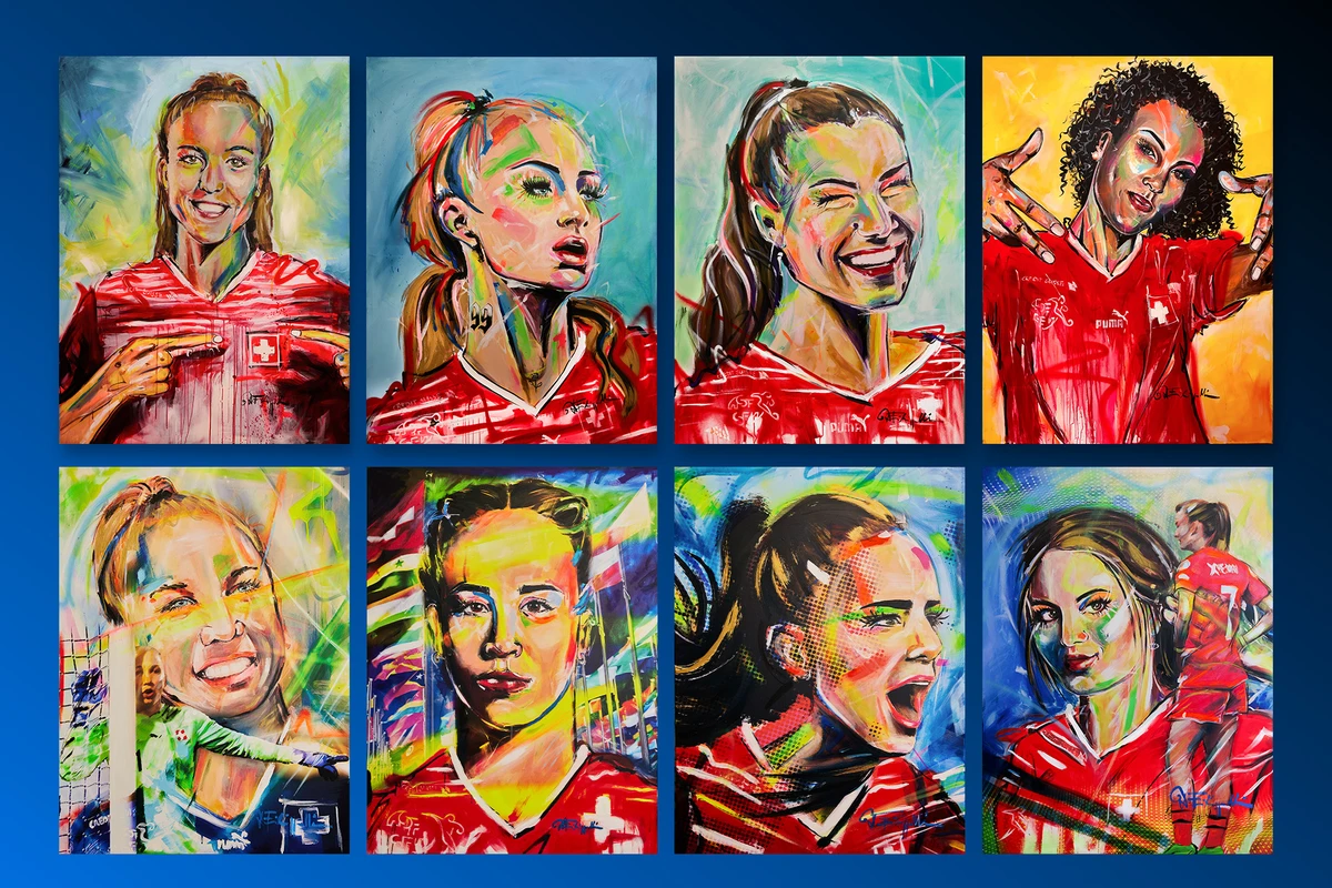 The Future of Football: Credit Suisse Empowers Women’s Football Through Digital Art
