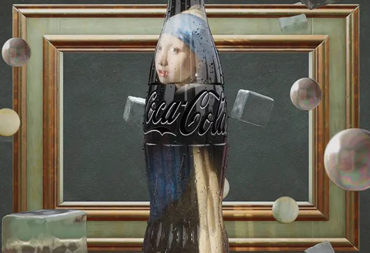 'the girl with the pearl earring' coca-cola nft