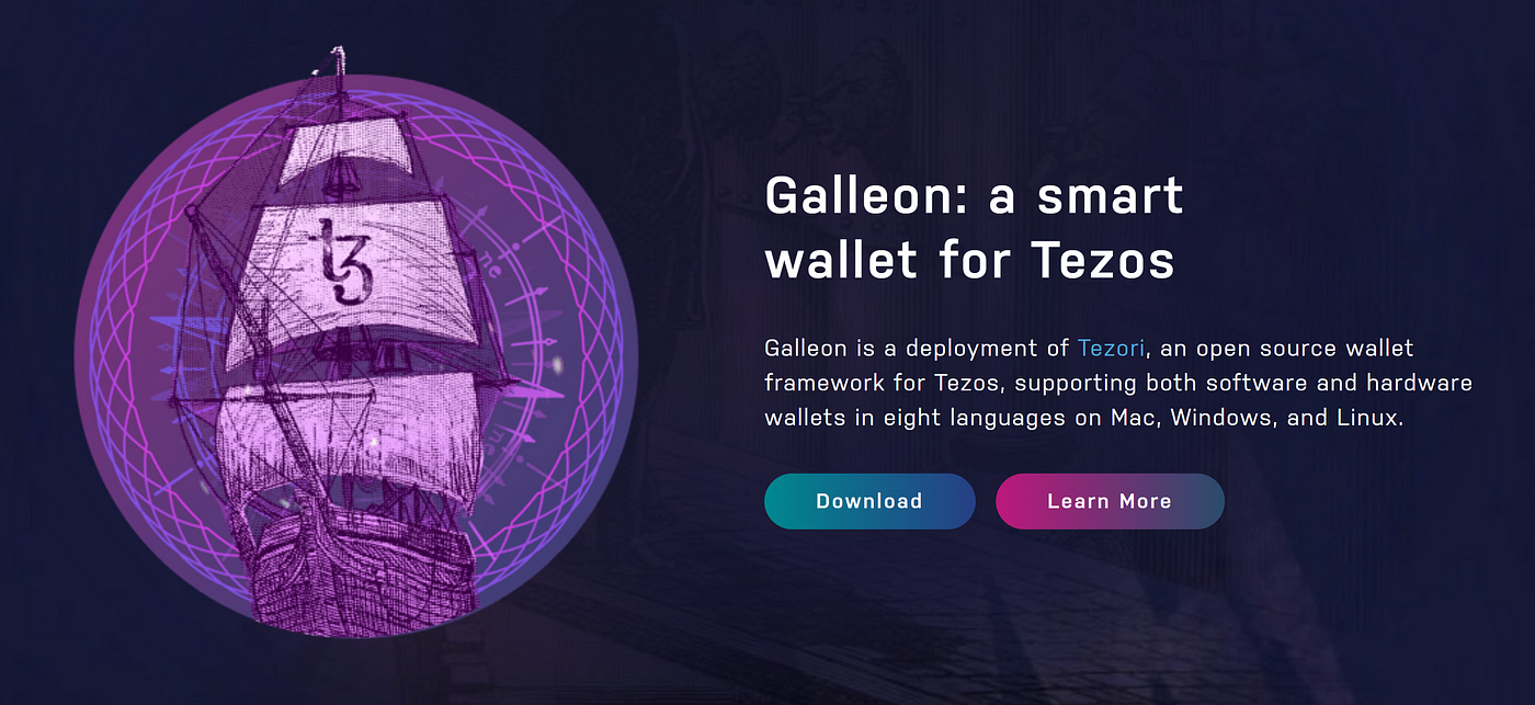 Galleon wallet logo