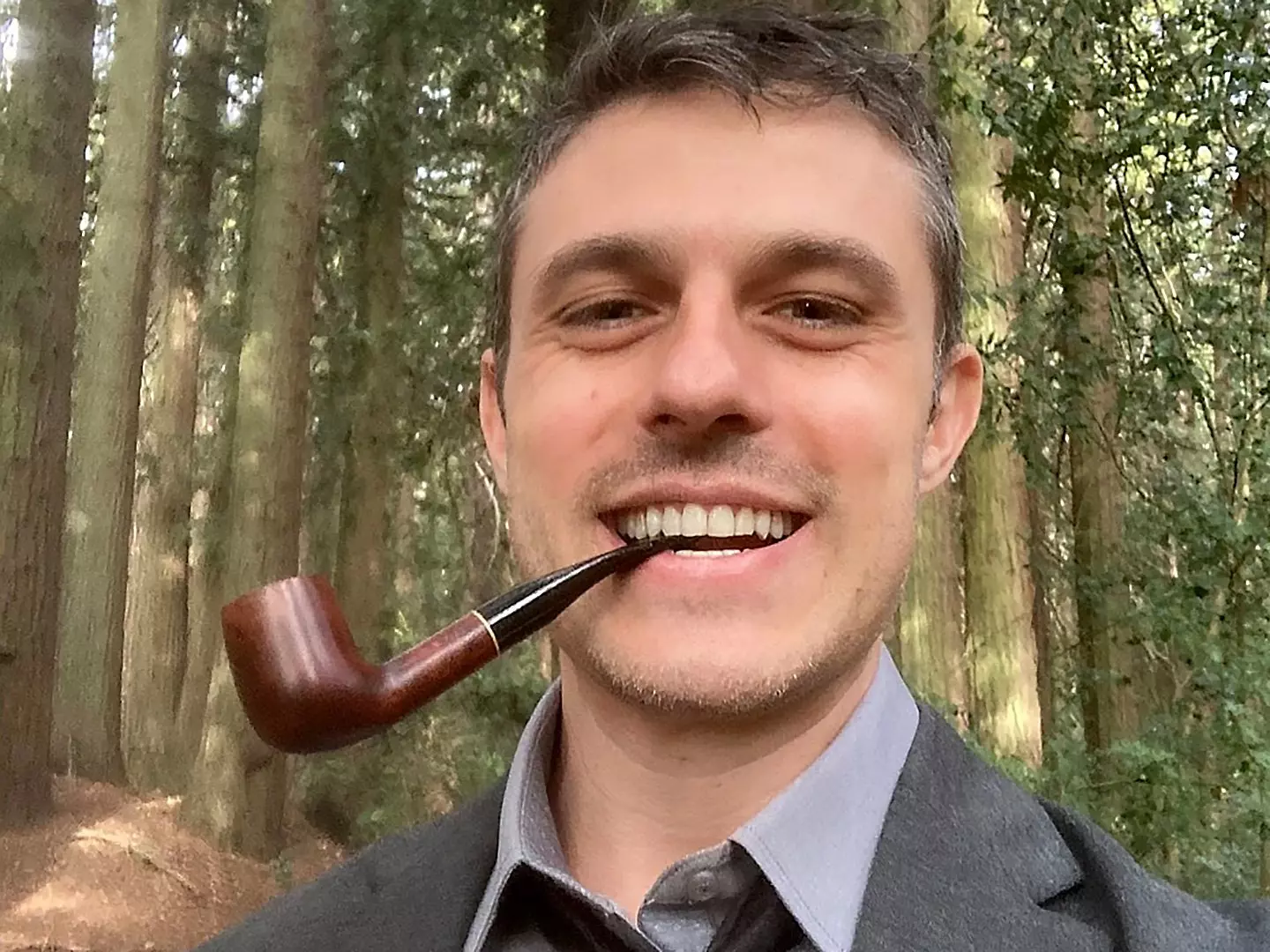 an image of Casey Rodarmor, creator of Bitcoin Ordinals, smoking a cigar