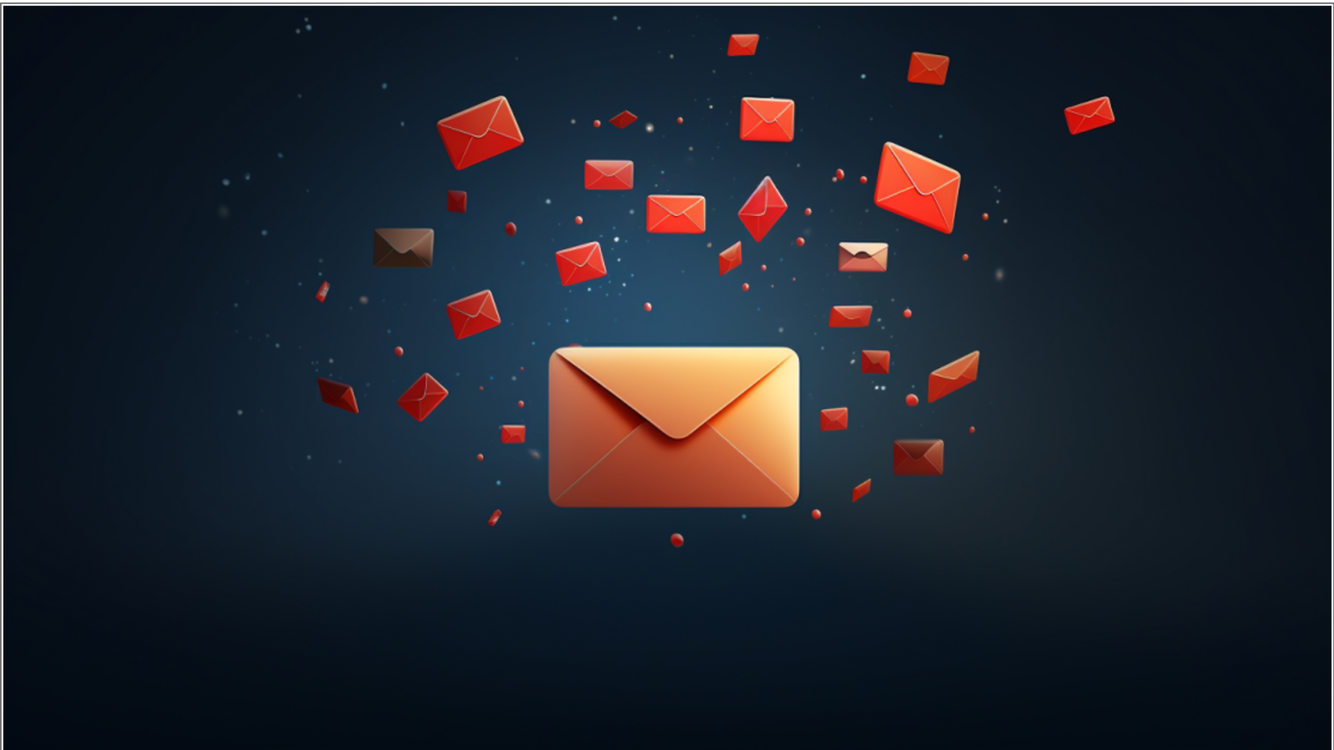 a picture of an email (stylized)