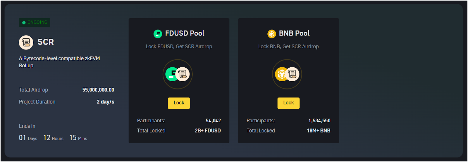 rolling launch pool