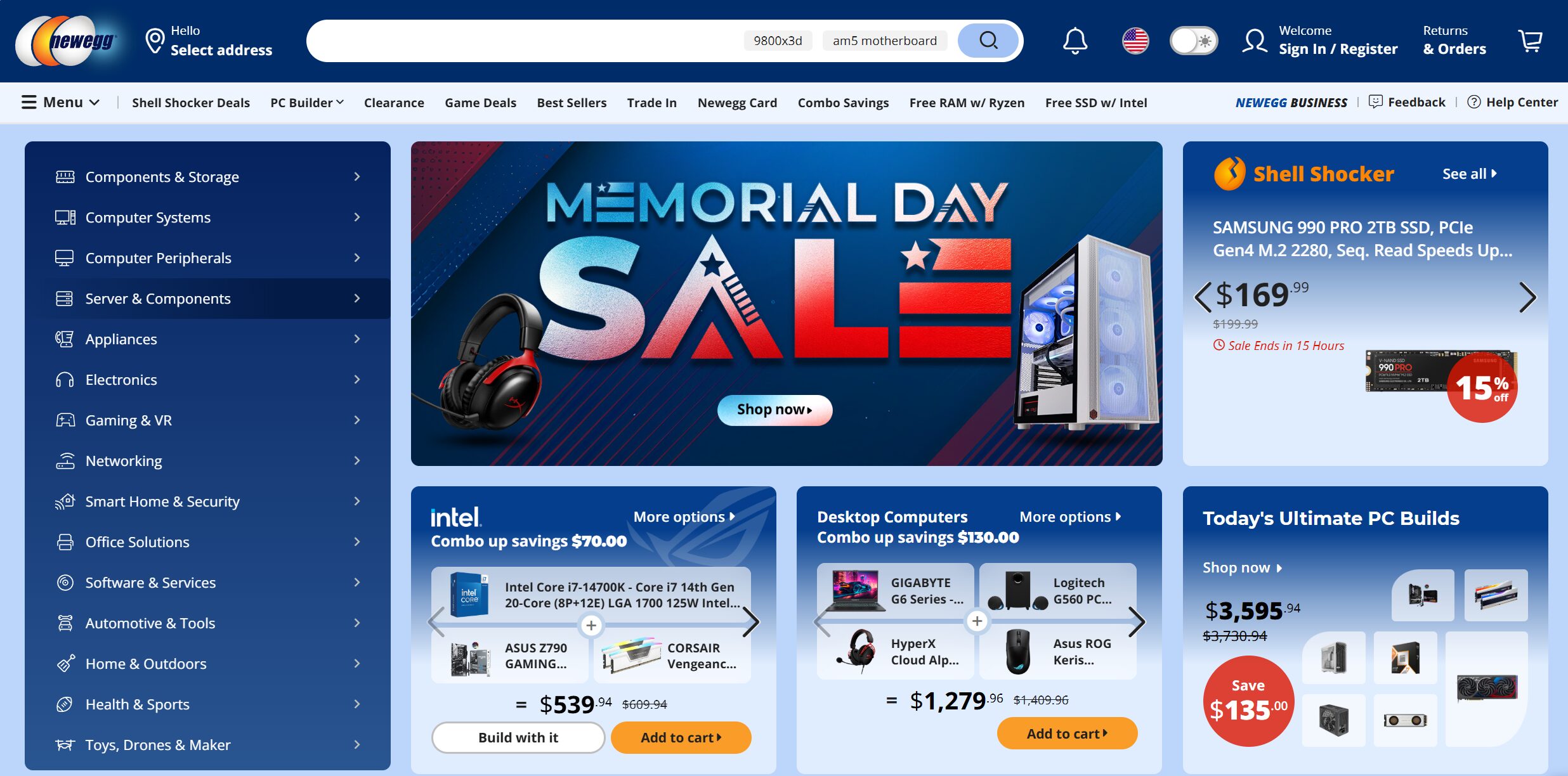 Electronics and Technology Stores