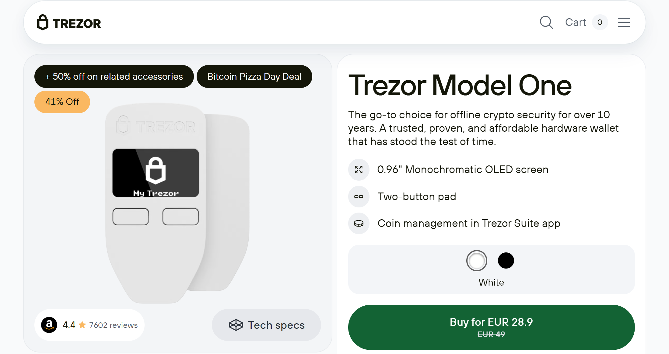 Trezor One