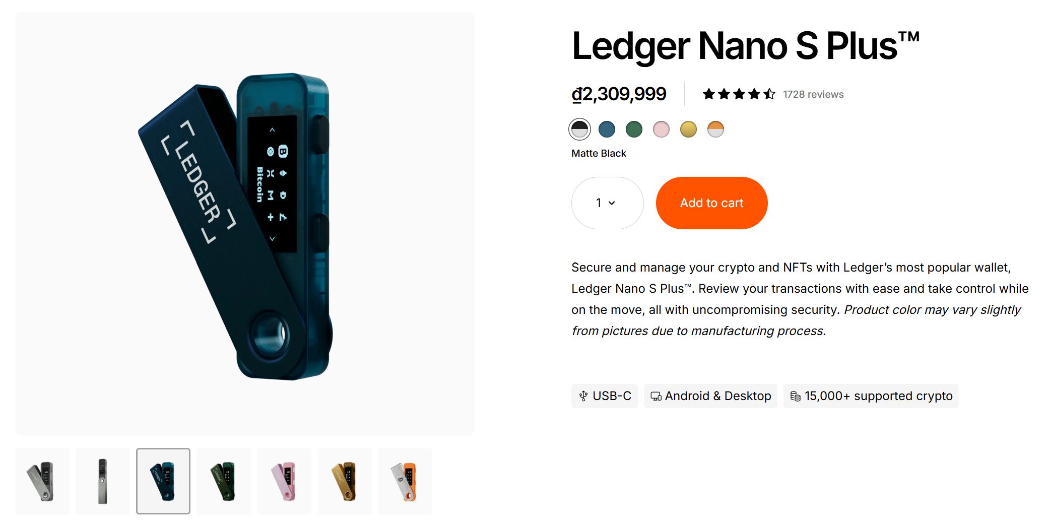Ledger Nano S Plus