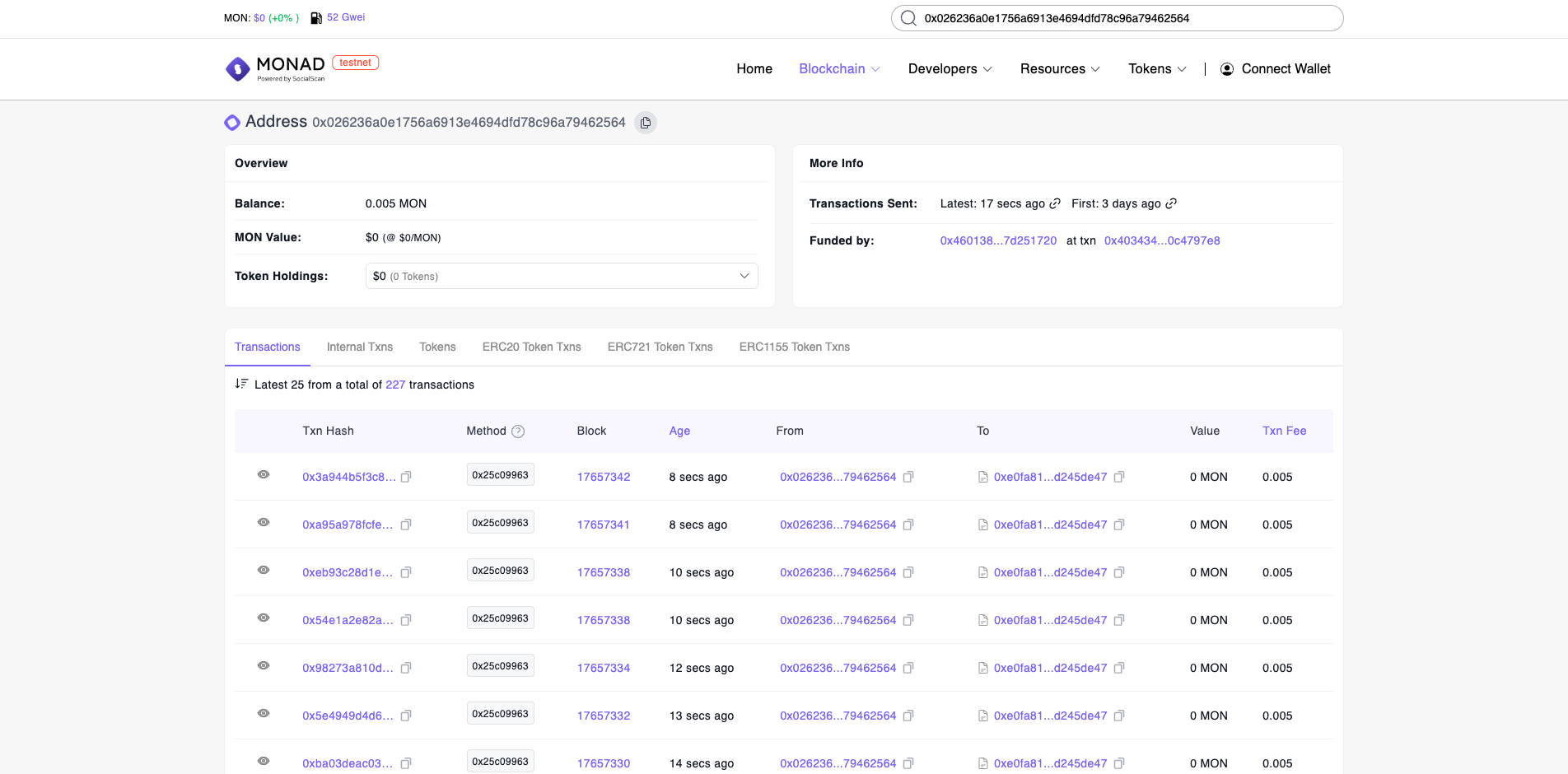 How to view NFT Monefverse on Monad Testnet Chapter IX