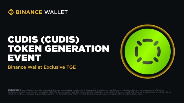 Binance Wallet Hosts Cudis (CUDIS) TGE on PancakeSwap
