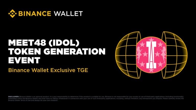 Binance Wallet Hosts Meet48 (IDOL) TGE on PancakeSwap