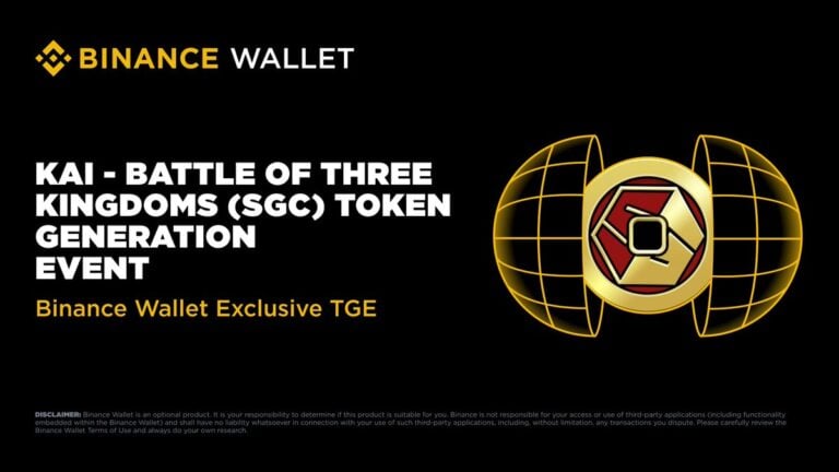 Binance Wallet Hosts B3K Games (SGC) TGE on PancakeSwap