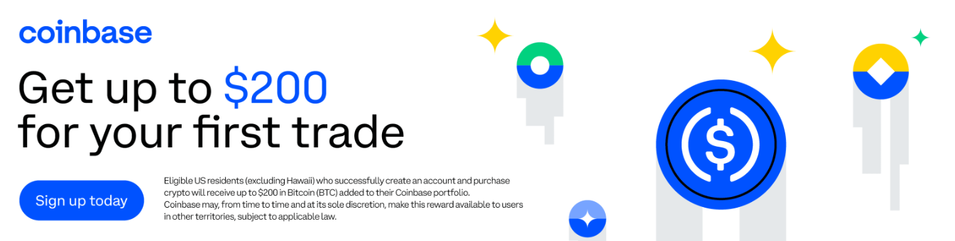 Coinbase $200 Sign-Up Bonus