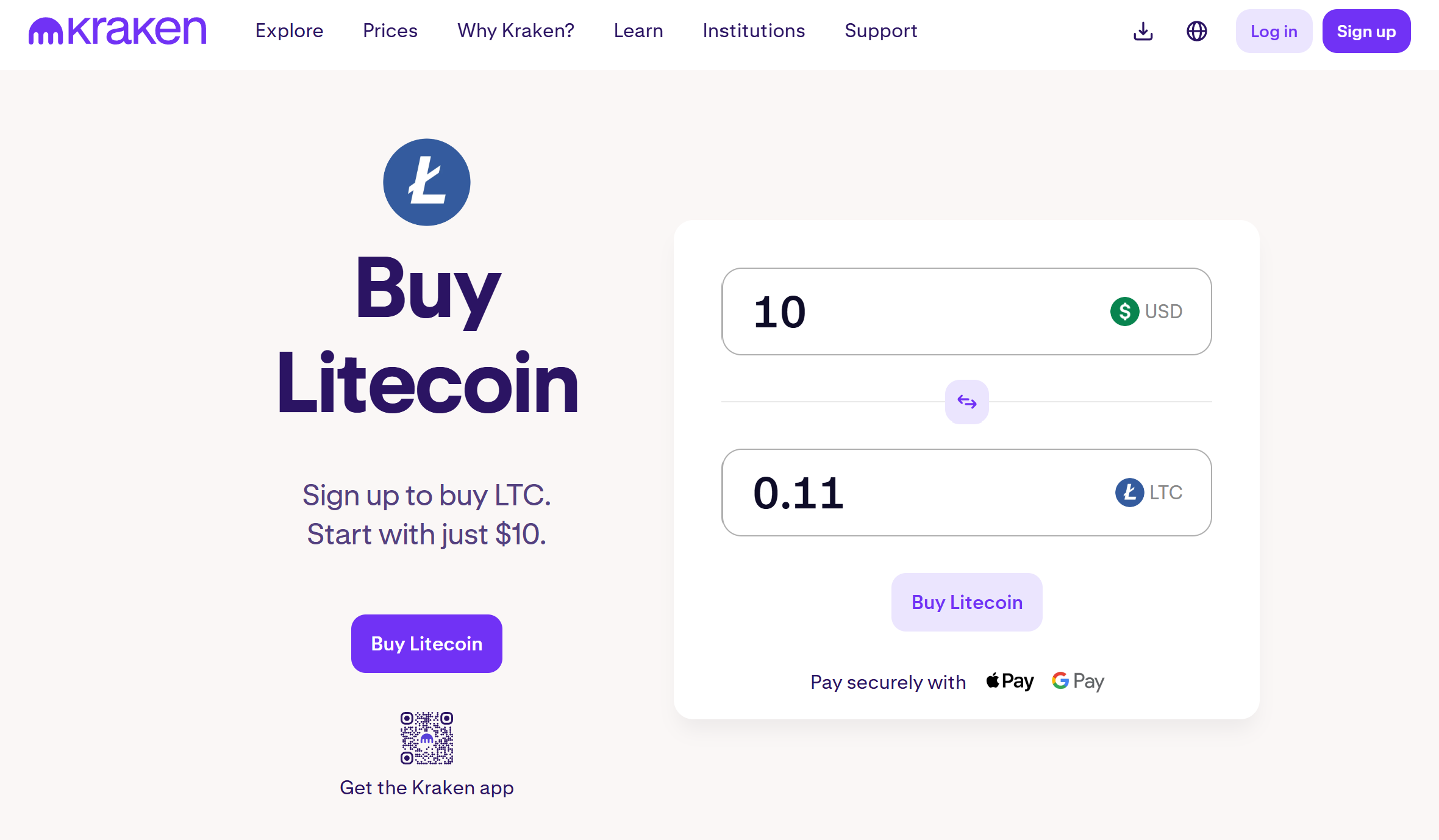 Buying Litecoin