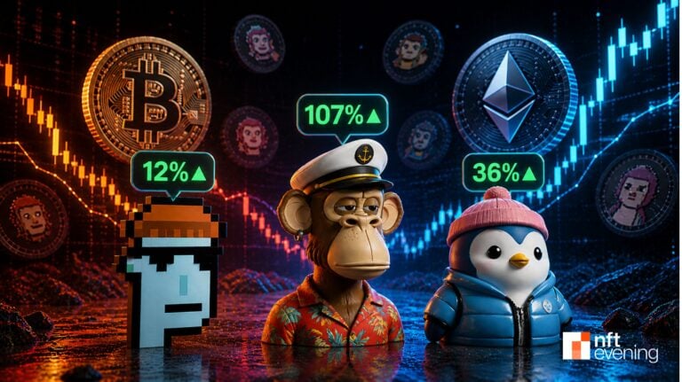 Are NFTs Actually Back? Ethereum PFP Collections Are Rallying While BTC and ETH Are Flat