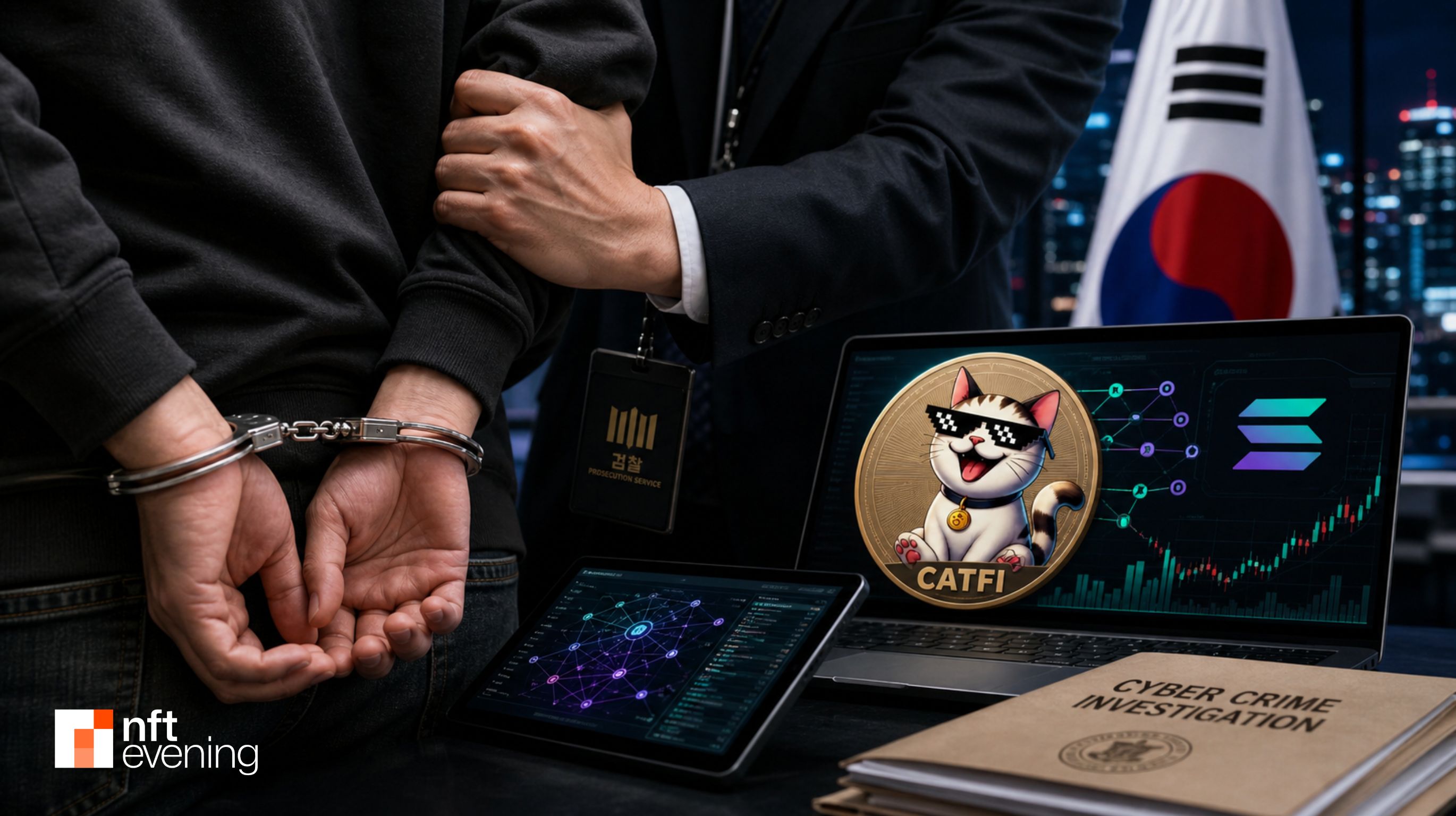 South Korea Makes First DEX Rug Pull Arrest in Solana CATFI Case