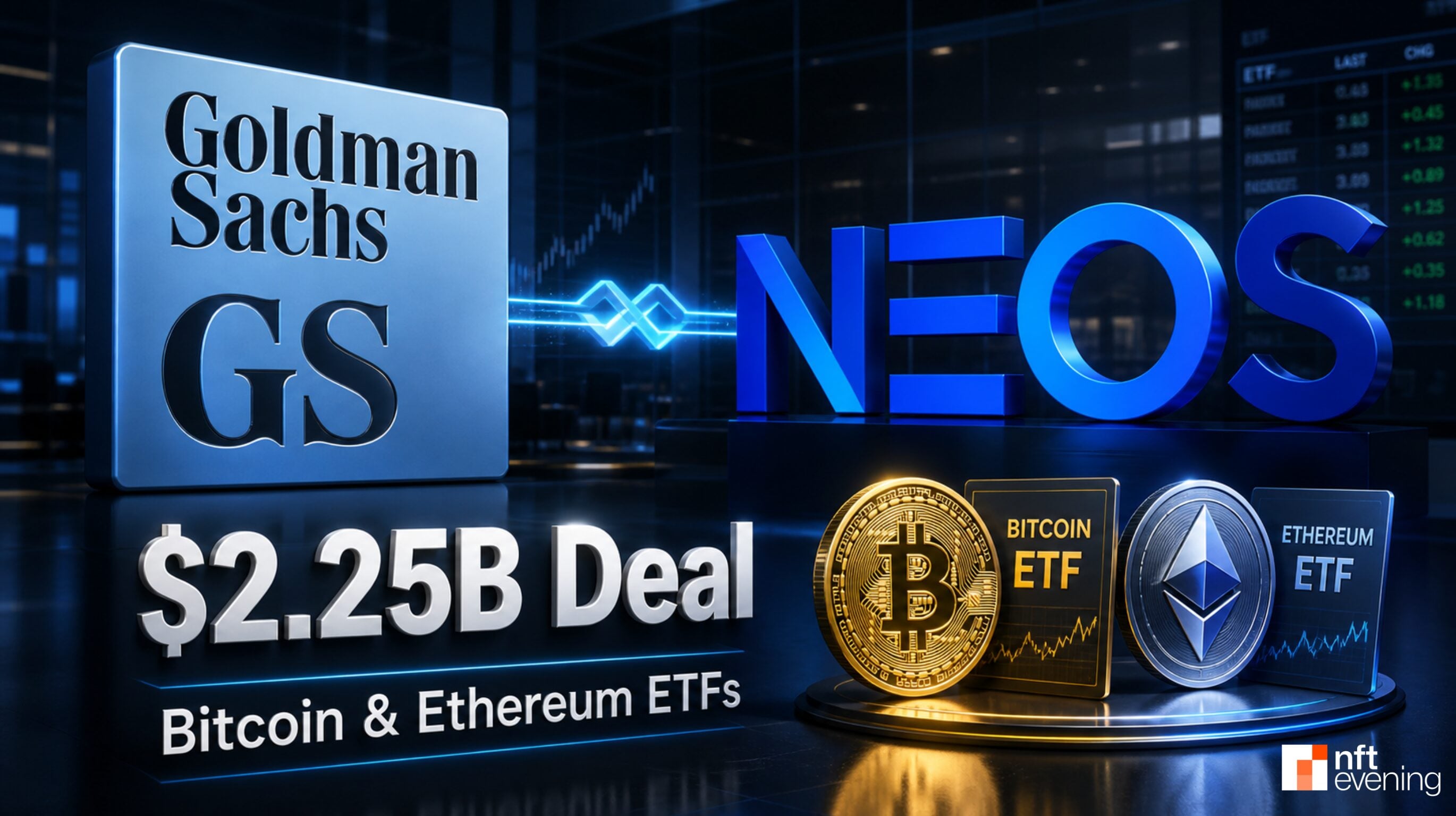 Goldman Sachs to Add Bitcoin and Ethereum ETFs By means of .25B Neos Deal Goldman Sachs to Add Bitcoin and Ethereum ETFs By means of .25B Neos Deal Goldman Sachs to Add Bitcoin and Ethereum ETFs By means of .25B Neos Deal Goldman Sachs to Add Bitcoin and Ethereum ETFs By means of .25B Neos Deal
