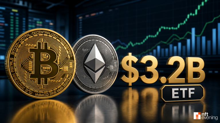 Crypto Funds Pull In $3.2B in Strongest Week Since October 2025