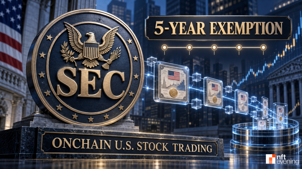 SEC Grants Five-Year Exemption for Onchain Trading of Tokenized U.S. Stocks